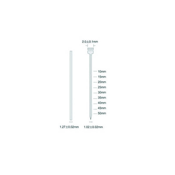 Staple F nails series size-1